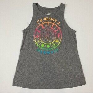 Disney The Little Mermaid Rainbow Keyhole Tank Top